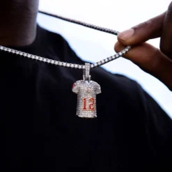 Tampa Bay Buccaneers Tom Brady Jersey Pendant -Fashion Jewelry Discount Store A33B6013copy