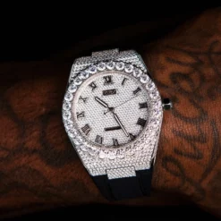 42MM Fully Iced Alpha Era 316 W/ Rubber Strap -Fashion Jewelry Discount Store B0779EED 34AD 4F8E BA74 1AA2B0E8D4BD 1 201 a