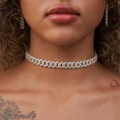 Diamond Cuban Prong Necklace In Yellow Gold - 12MM -Fashion Jewelry Discount Store B1CA2AD3 E9B2 4BE4 91CE 46C3F73154E2 scaled