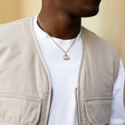 San Francisco 49ers Micro Logo Pendant - Yellow Gold -Fashion Jewelry Discount Store BDA64768 0060 4961 B0FE 50758C7489DB 1 201 a