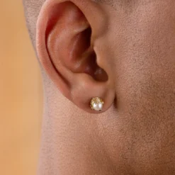 Gemstone Stud Earrings -Fashion Jewelry Discount Store BirthstoneEarings 4 M