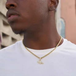 Denver Broncos Micro Logo Pendant - Yellow Gold -Fashion Jewelry Discount Store DD4E6D4F 2A53 4997 8575 BFF3876C117E 1 201 a