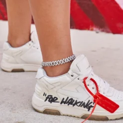 12mm Mixed Stone Diamond Cuban Anklet In White Gold -Fashion Jewelry Discount Store DiamondProngankletinwg 2 84e7db5b 0f55 4106 9bef 62302eacfeac