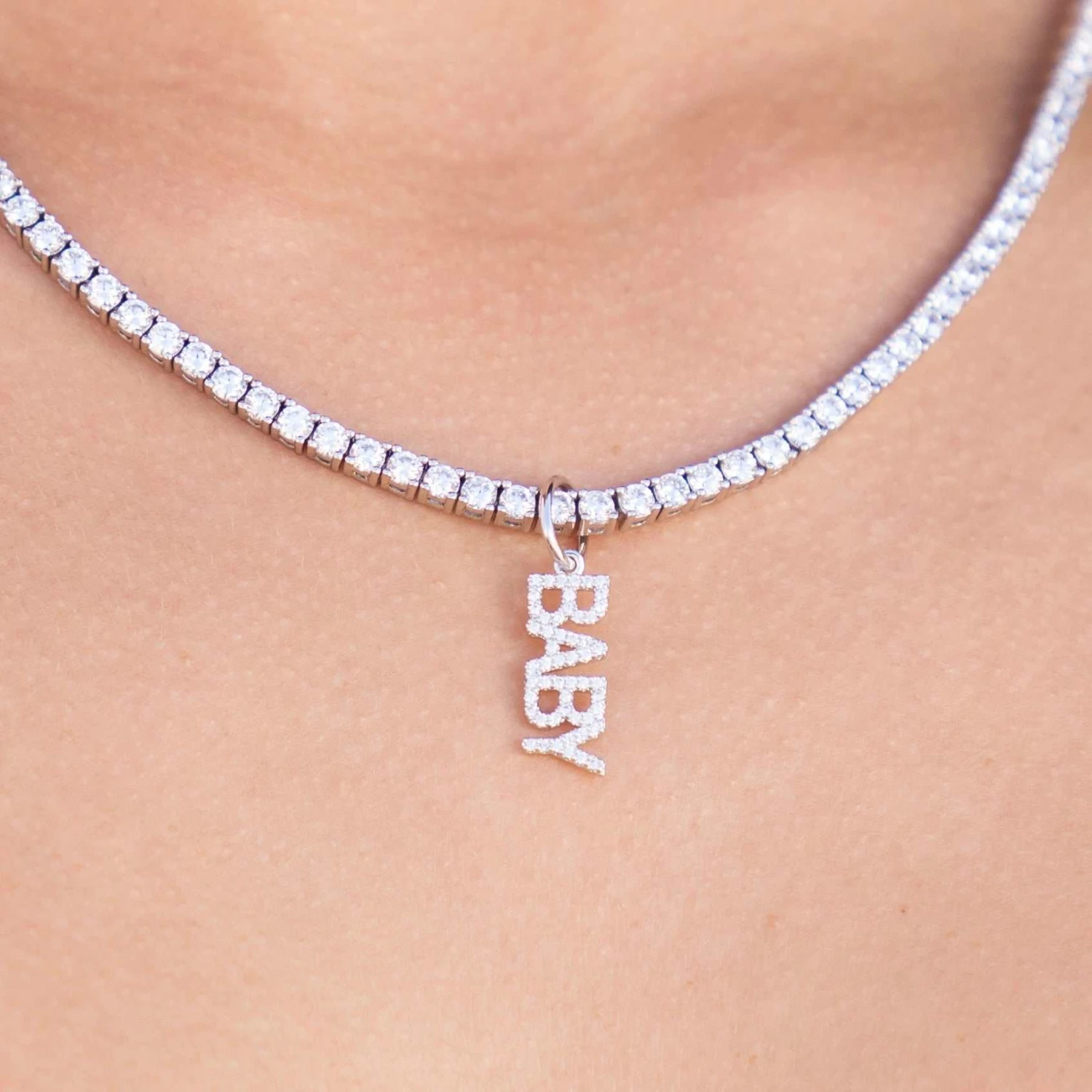 "Baby" Pendant - White Gold 1 "Baby" Pendant - White Gold