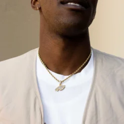 Philadelphia Eagles Micro Logo Pendant - Yellow Gold -Fashion Jewelry Discount Store E9D76A69 FF87 4120 9B69 49B7179BF696 1 201 a