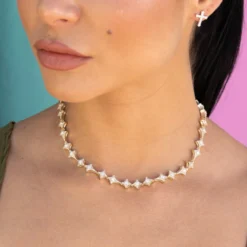 GLD Star Link Necklace In Yellow Gold -Fashion Jewelry Discount Store EE3E4776 8C98 4E3A BCF0 2BE528C86F92 1 201 a 0a0682f2 cc72 4d7f 9e31 416ed80ae3c8 scaled