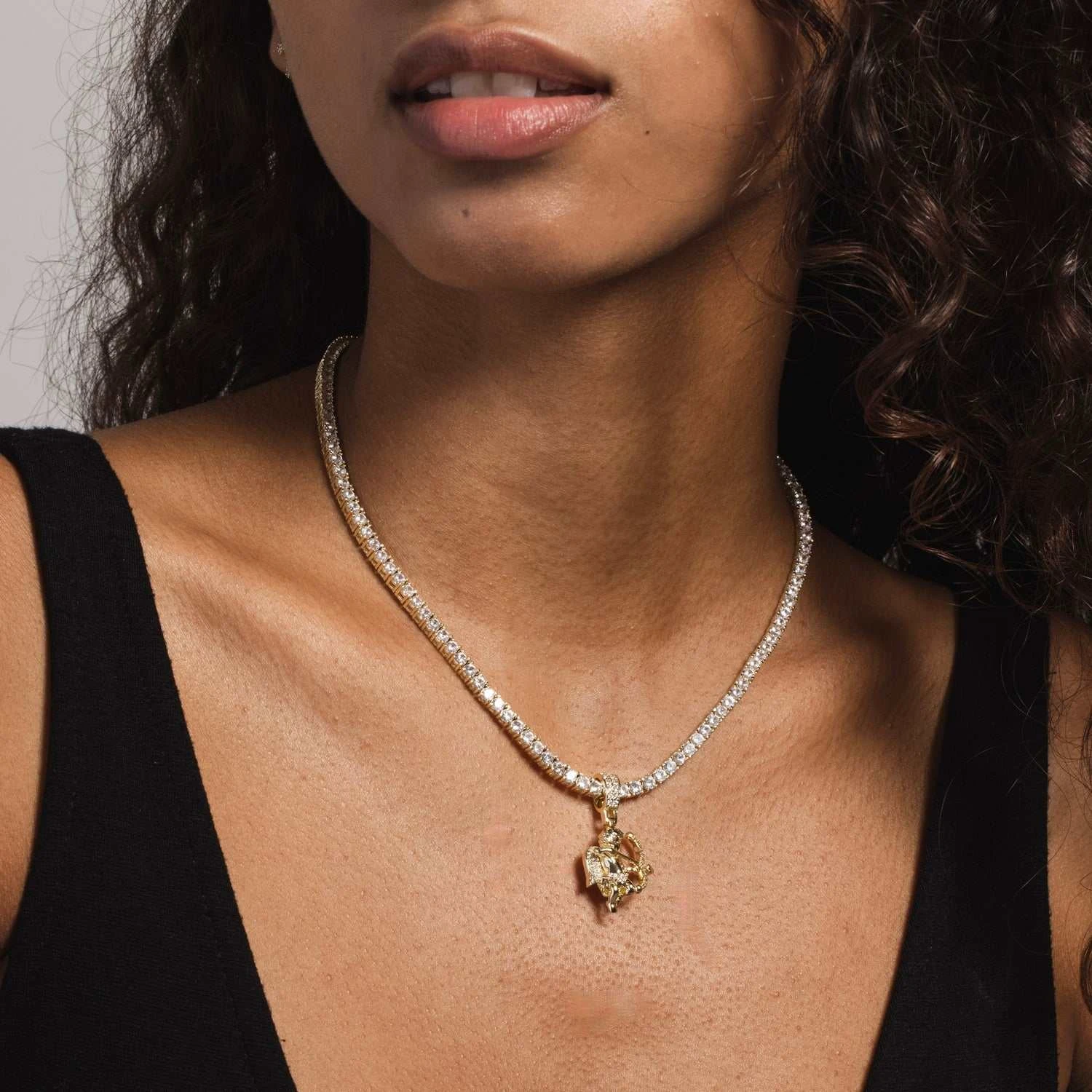 10k Solid Gold Micro Cupid 2 10k Solid Gold Micro Cupid - Image 2