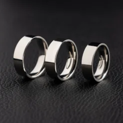 Flat Band Ring In White Gold -Fashion Jewelry Discount Store FlatBandRing WG 3 f866e7d0 7f28 4de7 b7f7 b4c461483217