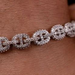 Micro Valentina Bracelet In White Gold -Fashion Jewelry Discount Store IcedMicroValentinaBracelet WG 2 M 1