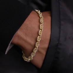 Micro Valentina Bracelet In Yellow Gold