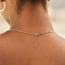 Baby Micro Cuban In White Gold -Fashion Jewelry Discount Store LEX01073