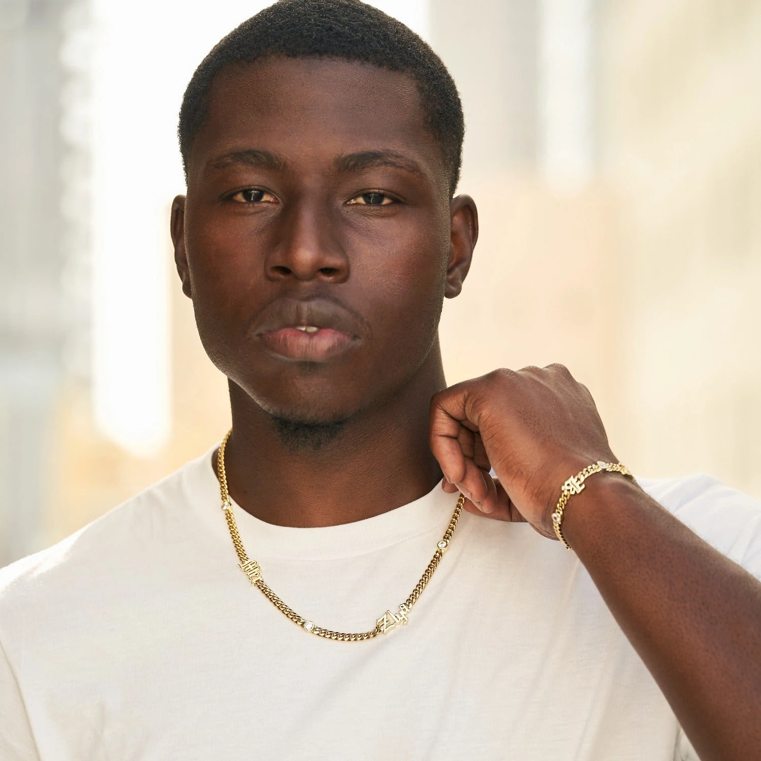 Gothic Stationed Cuban Custom Chain 4 Gothic Stationed Cuban Custom Chain - Image 4