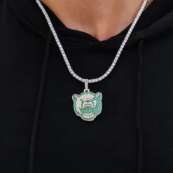 Baylor Bears Pendant - Yellow Gold 10 Baylor Bears Pendant - Yellow Gold -Fashion Jewelry Discount Store LEX03003