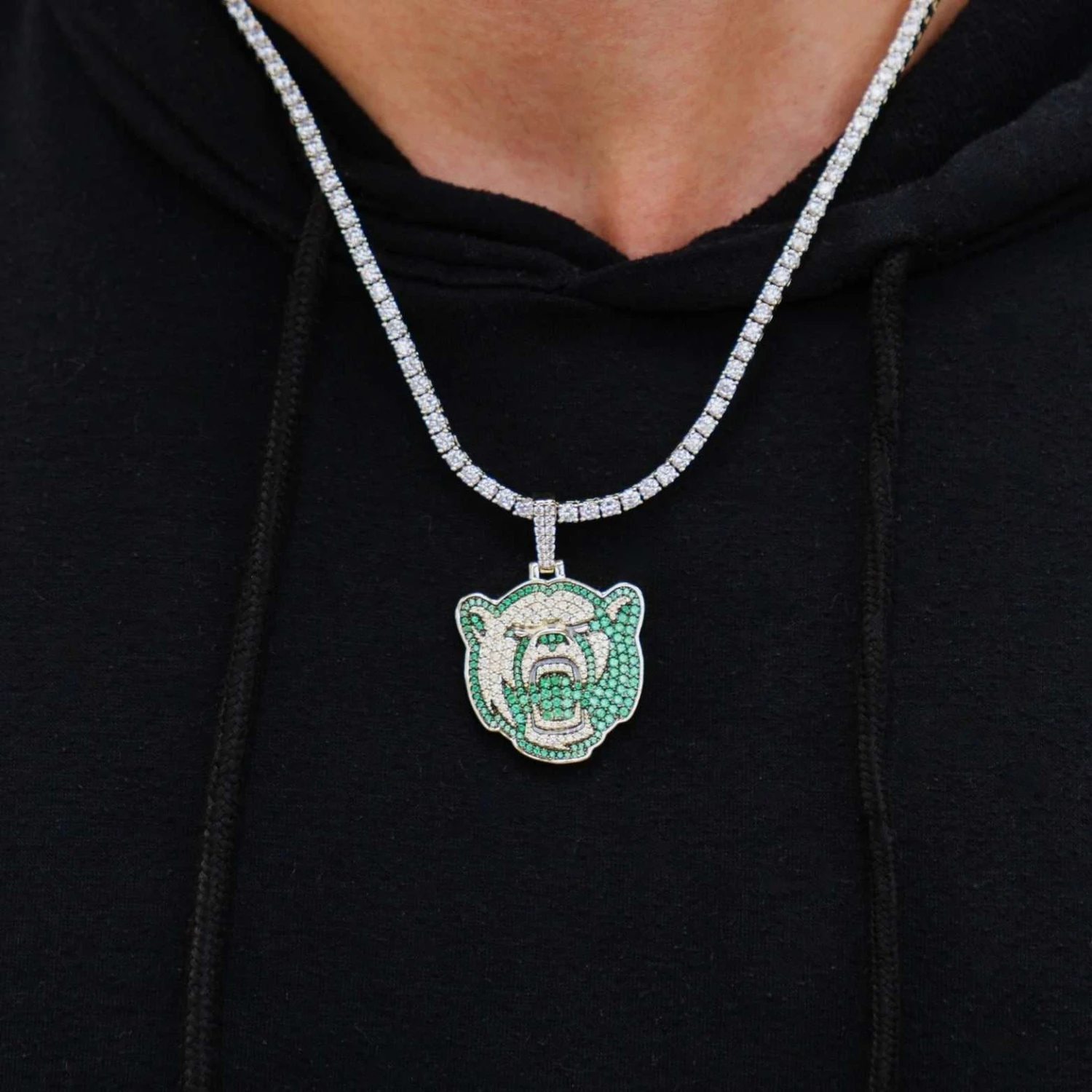 Baylor Bears Pendant - Yellow Gold 3 Baylor Bears Pendant - Yellow Gold - Image 3