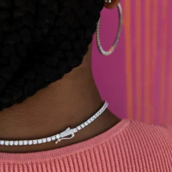 Cross Tennis Necklace -Fashion Jewelry Discount Store LSG8618 Edit