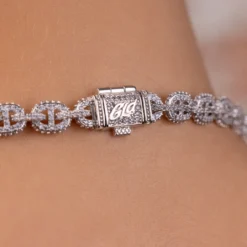 Micro Valentina Necklace In White Gold -Fashion Jewelry Discount Store MicroValentina WG 3 W