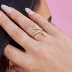 GLD Signature Star Ring - Yellow Gold