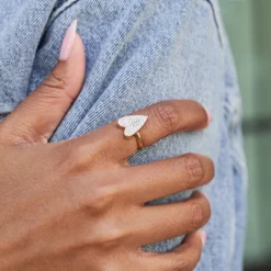 Pave Heart Ring 10 Pave Heart Ring -Fashion Jewelry Discount Store UntitledCapture8632