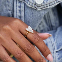 Pave Heart Ring 9 Pave Heart Ring -Fashion Jewelry Discount Store UntitledCapture8637