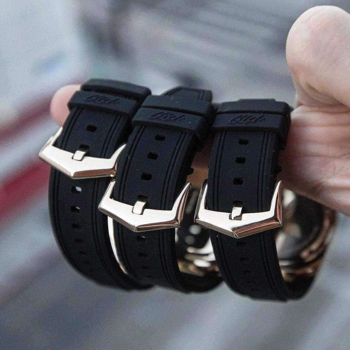 42MM Alpha Era Gold W/ Rubber Strap 2 42MM Alpha Era Gold W/ Rubber Strap - Image 2