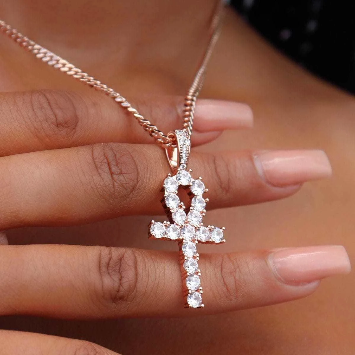 Ankh Cross In Rose Gold 2 Ankh Cross In Rose Gold - Image 2