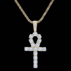 Ankh Cross In Yellow Gold 12 Ankh Cross In Yellow Gold -Fashion Jewelry Discount Store ankh cross in yellow gold gld women the gld shop 12