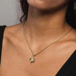 Aries Sign Pendant -Fashion Jewelry Discount Store aries sign pendant gld women the gld shop 1