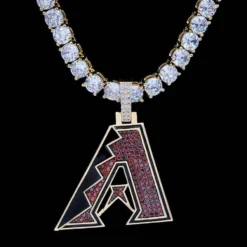 Arizona Diamondbacks Pendant -Fashion Jewelry Discount Store arizona diamondbacks pendant gld men the gld shop 10