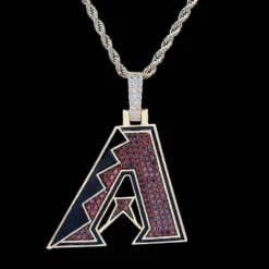 Arizona Diamondbacks Pendant -Fashion Jewelry Discount Store arizona diamondbacks pendant gld men the gld shop 6