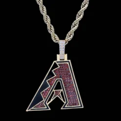 Arizona Diamondbacks Pendant -Fashion Jewelry Discount Store arizona diamondbacks pendant gld men the gld shop 7
