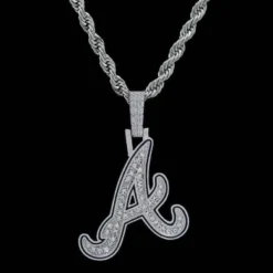 Atlanta Braves Pendant -Fashion Jewelry Discount Store atlanta braves pendant gld men the gld shop 10