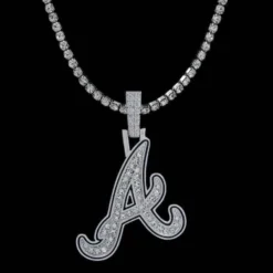 Atlanta Braves Pendant -Fashion Jewelry Discount Store atlanta braves pendant gld men the gld shop 11