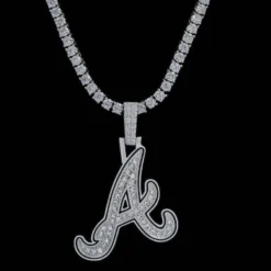 Atlanta Braves Pendant -Fashion Jewelry Discount Store atlanta braves pendant gld men the gld shop 12