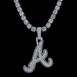 Atlanta Braves Pendant -Fashion Jewelry Discount Store atlanta braves pendant gld men the gld shop 13