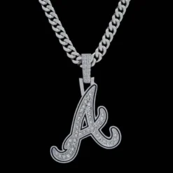Atlanta Braves Pendant -Fashion Jewelry Discount Store atlanta braves pendant gld men the gld shop 15