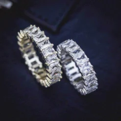 Baguette Ring In White Gold 8 Baguette Ring In White Gold -Fashion Jewelry Discount Store baguette ring in white gold gld men the gld shop 3