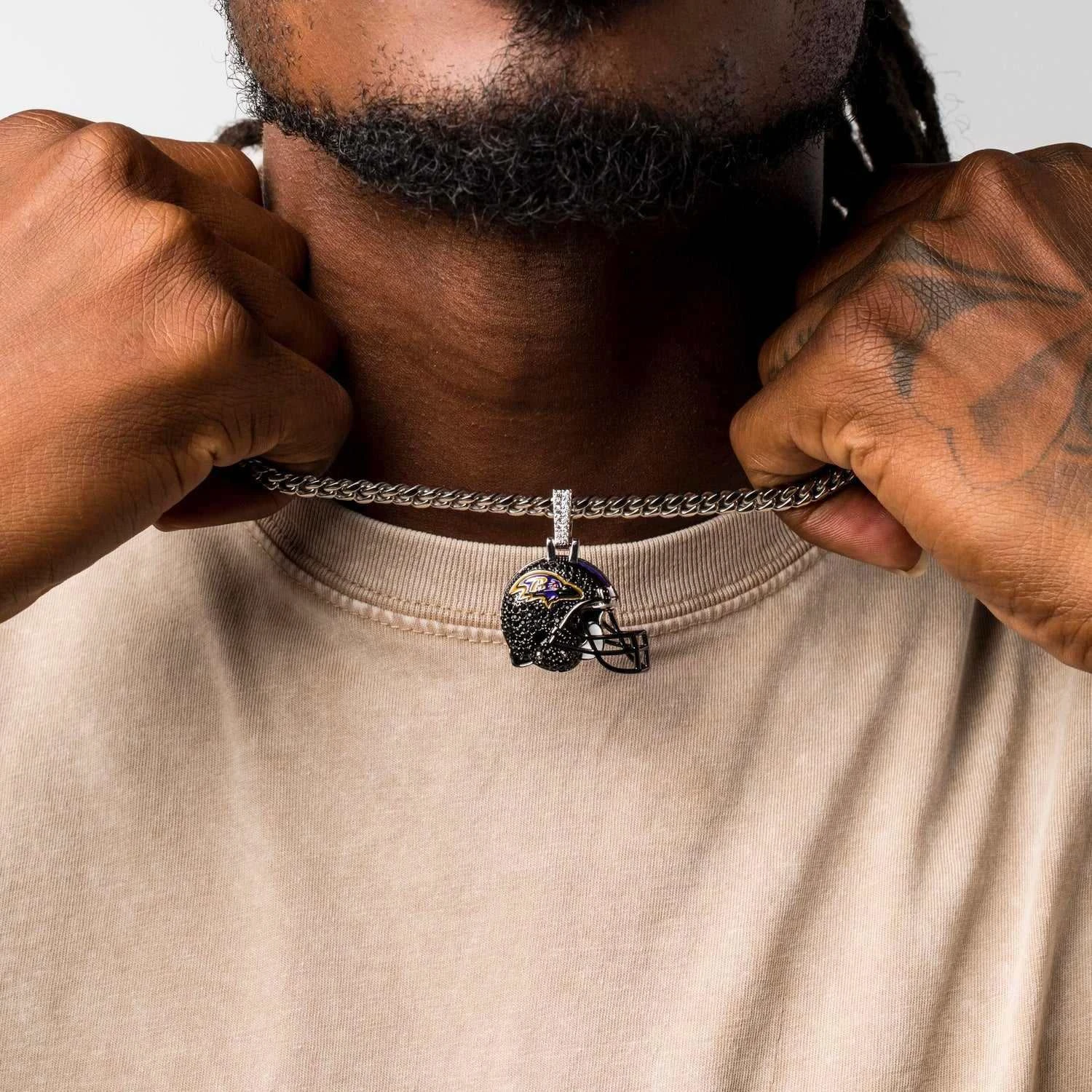 Baltimore Ravens Helmet Pendant 3 Baltimore Ravens Helmet Pendant - Image 3
