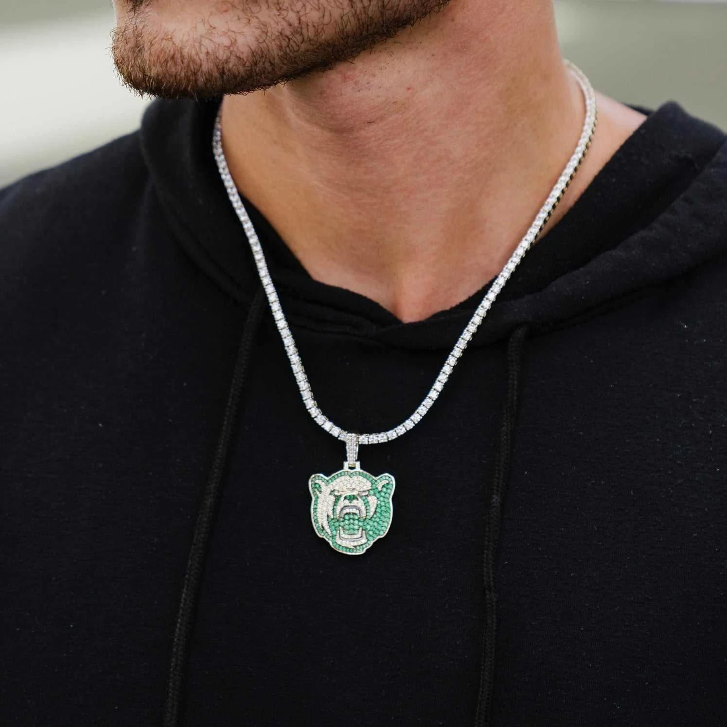 Baylor Bears Pendant - Yellow Gold 4 Baylor Bears Pendant - Yellow Gold - Image 4