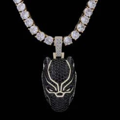 Black Panther Pendant -Fashion Jewelry Discount Store black panther pendant gld men the gld shop 14