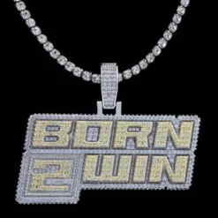Born 2 Win Pendant -Fashion Jewelry Discount Store born 2 win pendant gld men the gld shop 10