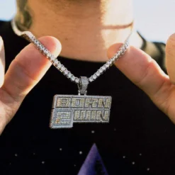 Born 2 Win Pendant -Fashion Jewelry Discount Store born 2 win pendant gld men the gld shop 3