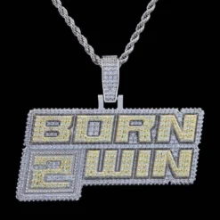 Born 2 Win Pendant -Fashion Jewelry Discount Store born 2 win pendant gld men the gld shop 8