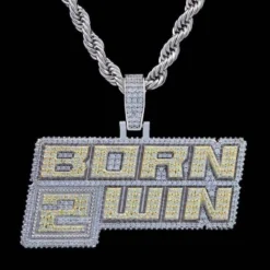 Born 2 Win Pendant -Fashion Jewelry Discount Store born 2 win pendant gld men the gld shop 9