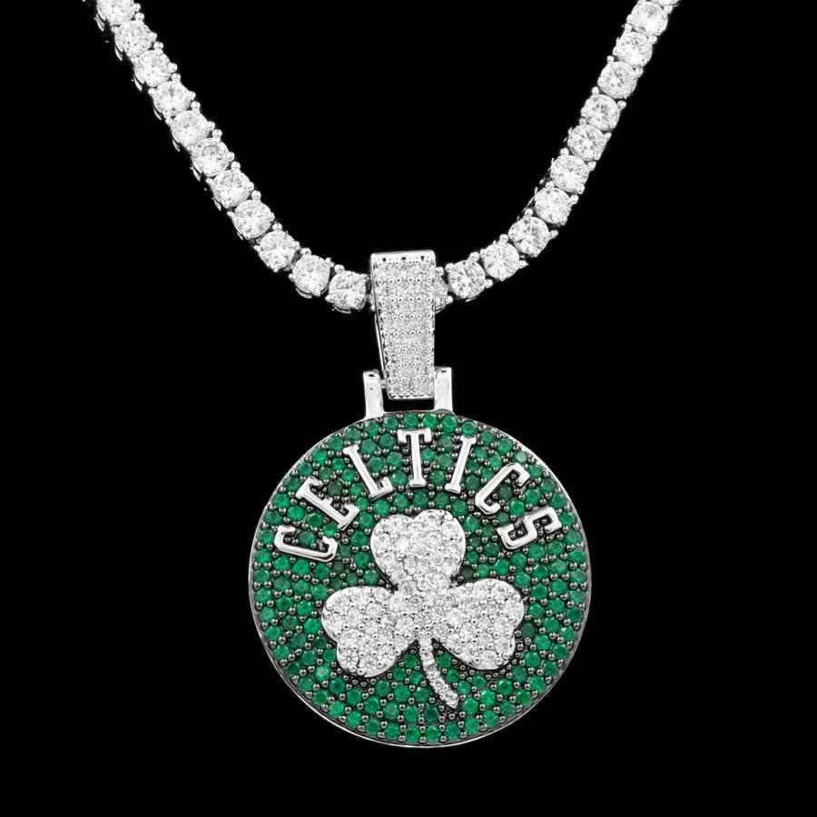 Boston Celtics Pendant In White Gold 13 Boston Celtics Pendant In White Gold - Image 13