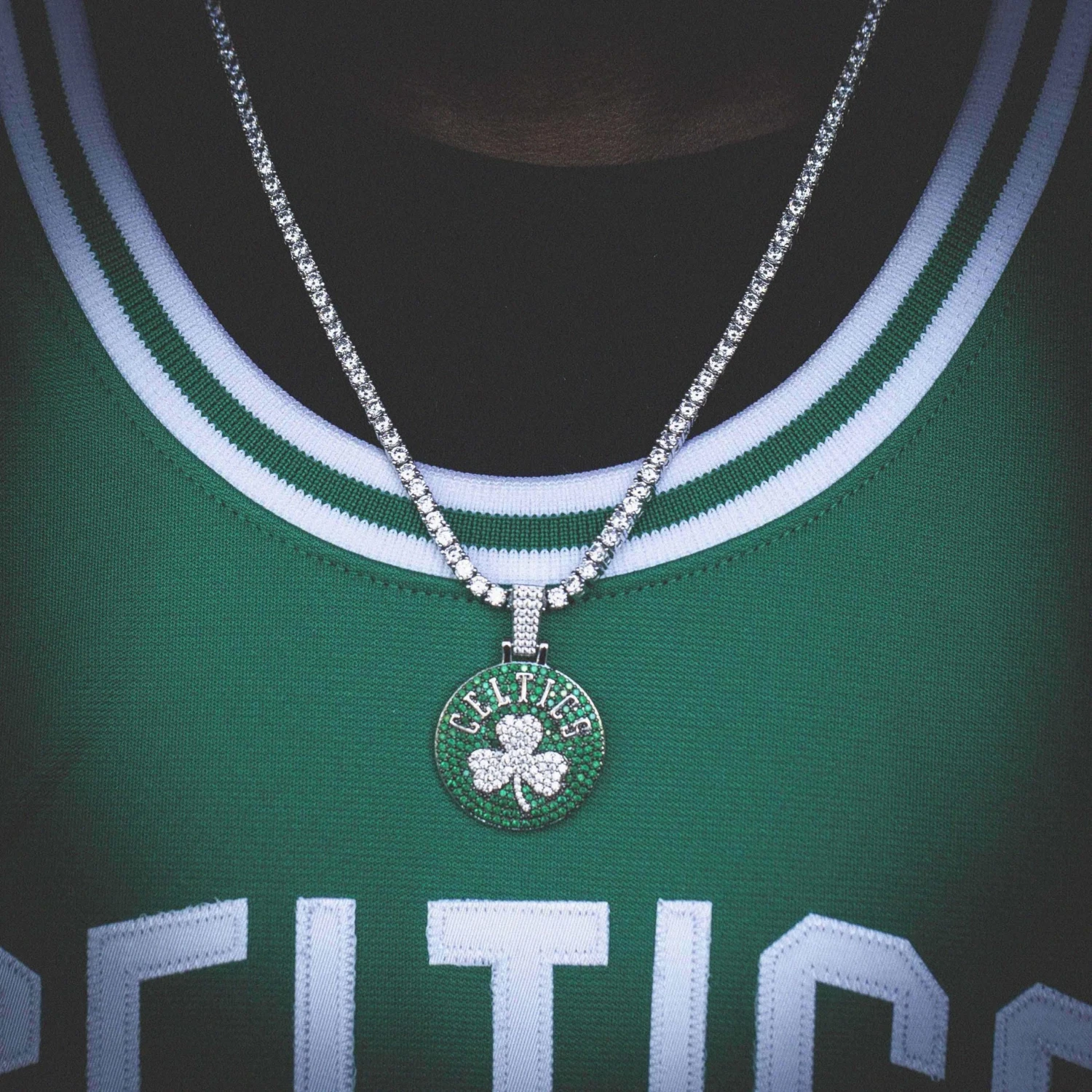 Boston Celtics Pendant In White Gold 5 Boston Celtics Pendant In White Gold - Image 5