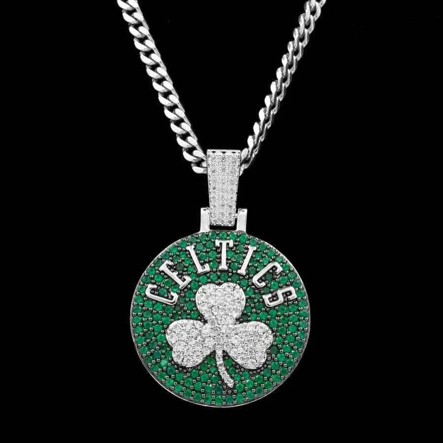 Boston Celtics Pendant In White Gold 8 Boston Celtics Pendant In White Gold - Image 8
