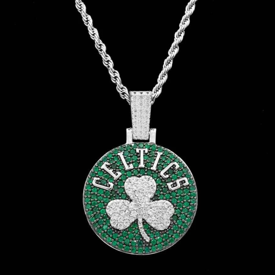 Boston Celtics Pendant In White Gold 10 Boston Celtics Pendant In White Gold - Image 10
