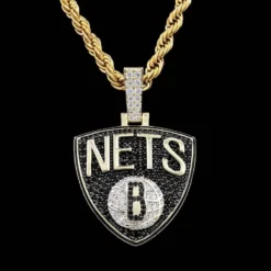 Brooklyn Nets Pendant In Yellow Gold 18 Brooklyn Nets Pendant In Yellow Gold -Fashion Jewelry Discount Store brooklyn nets pendant in yellow gold gld men the gld shop 7