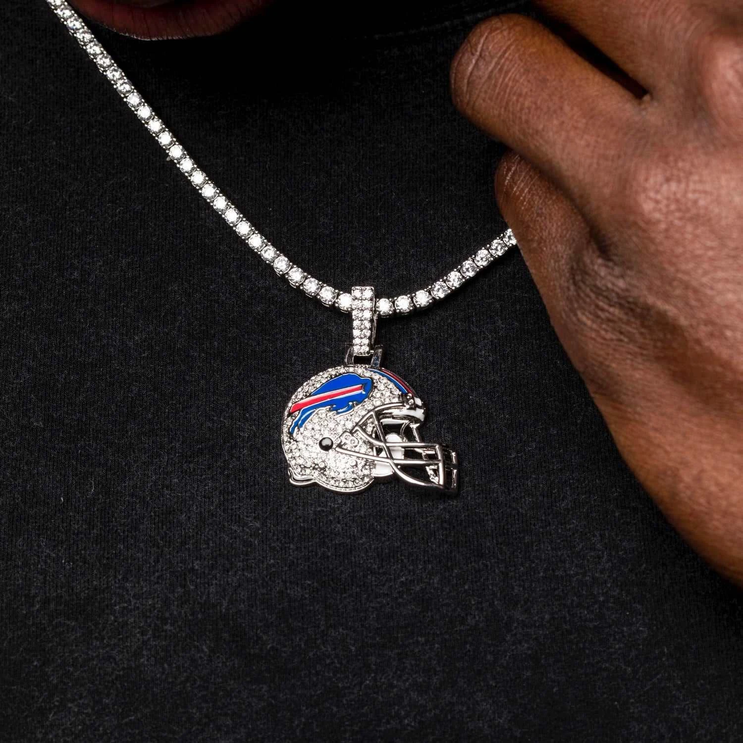 Buffalo Bills Helmet Pendant 2 Buffalo Bills Helmet Pendant - Image 2
