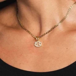 Cancer Pave Pendant
